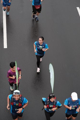 Race photo from Road to BAF Lions Run 2024