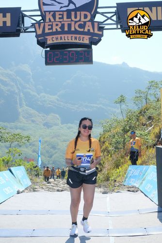 Race photo from Kelud Vertical Challenge 2024