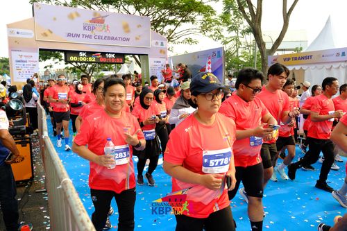 Race photo from CISANGKAN KBP CITY RUN 2025