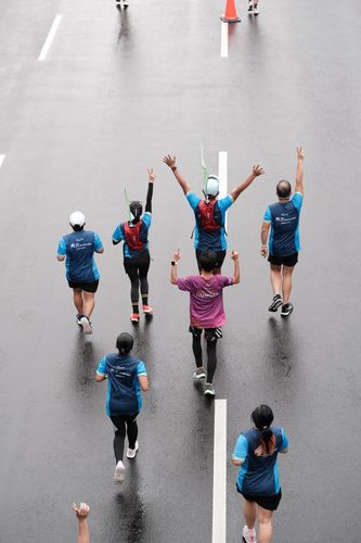 Race photo from Road to BAF Lions Run 2024