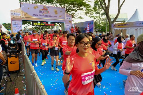 Race photo from CISANGKAN KBP CITY RUN 2025