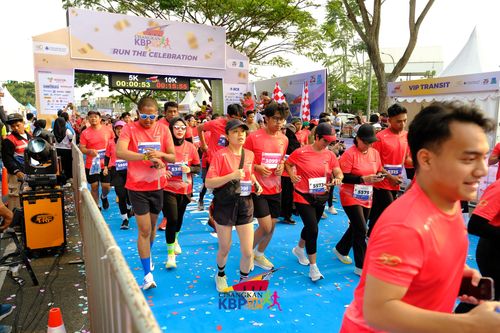 Race photo from CISANGKAN KBP CITY RUN 2025