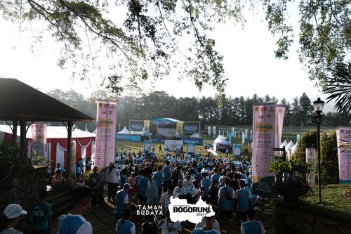 Race photo from Taman Budaya x BOGORUN 2025