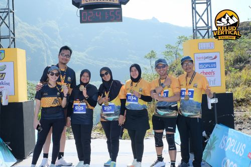 Race photo from Kelud Vertical Challenge 2024
