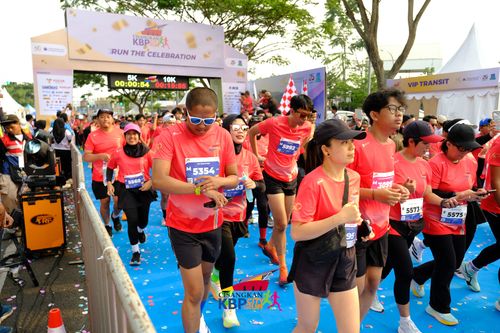 Race photo from CISANGKAN KBP CITY RUN 2025