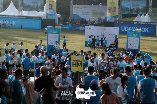 Race photo from Taman Budaya x BOGORUN 2025