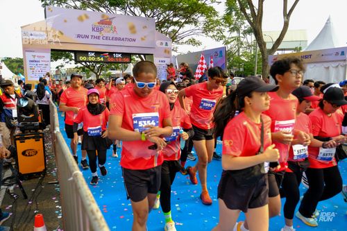 Race photo from CISANGKAN KBP CITY RUN 2025