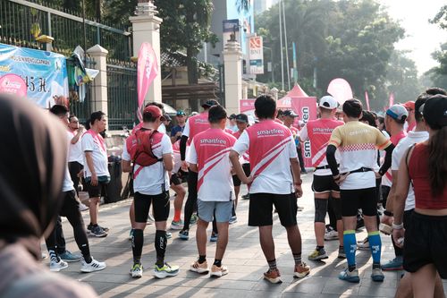Race photo from Smartfren Run 2024 Vibes