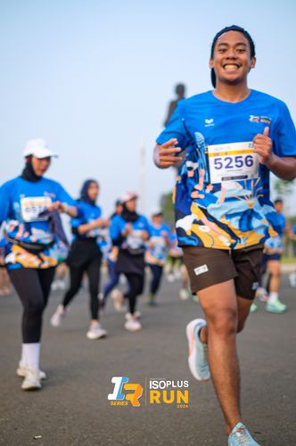 Race photo from ISOPlus Run 2024 Jakarta
