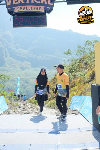 Race photo from Kelud Vertical Challenge 2024