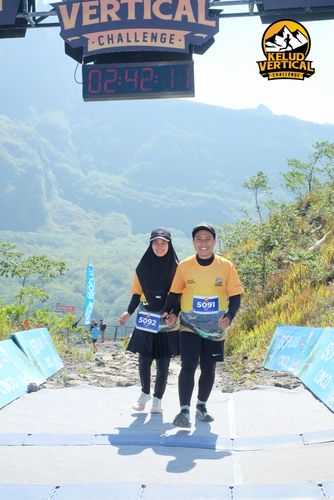 Race photo from Kelud Vertical Challenge 2024