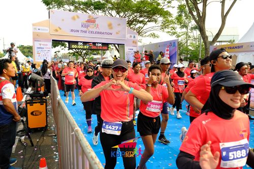 Race photo from CISANGKAN KBP CITY RUN 2025