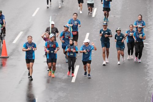 Race photo from Road to BAF Lions Run 2024