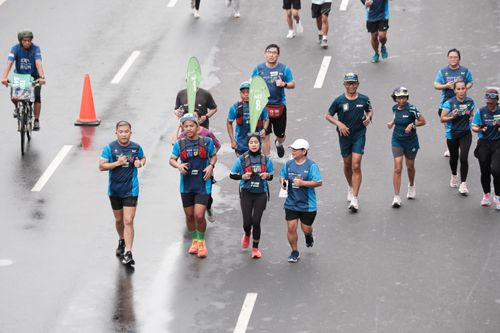 Race photo from Road to BAF Lions Run 2024