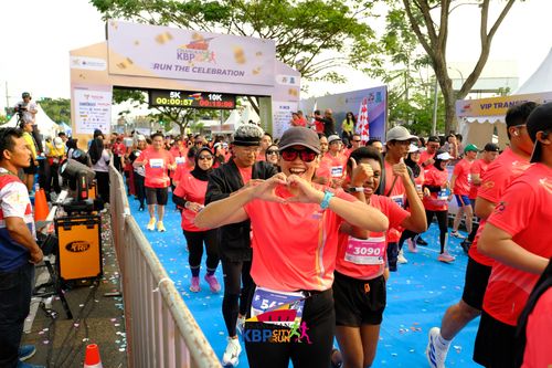 Race photo from CISANGKAN KBP CITY RUN 2025