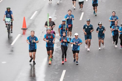 Race photo from Road to BAF Lions Run 2024
