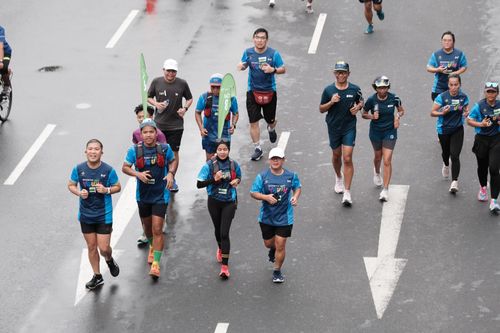 Race photo from Road to BAF Lions Run 2024