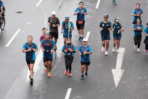 Race photo from Road to BAF Lions Run 2024