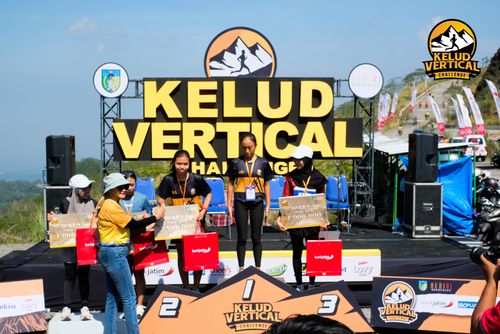 Race photo from Kelud Vertical Challenge 2024
