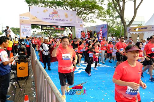 Race photo from CISANGKAN KBP CITY RUN 2025
