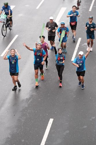 Race photo from Road to BAF Lions Run 2024