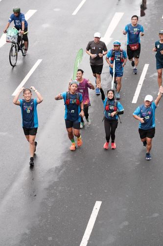 Race photo from Road to BAF Lions Run 2024