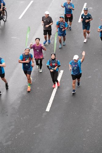 Race photo from Road to BAF Lions Run 2024