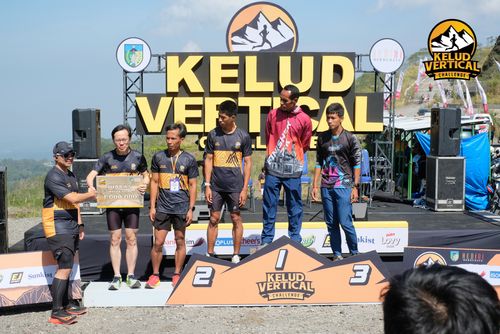 Race photo from Kelud Vertical Challenge 2024