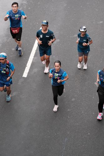 Race photo from Road to BAF Lions Run 2024