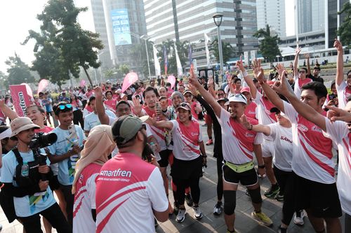 Race photo from Smartfren Run 2024 Vibes