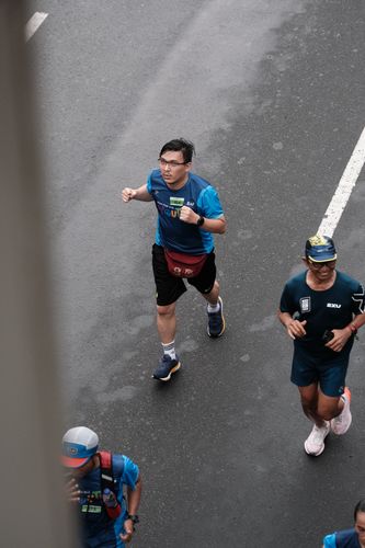 Race photo from Road to BAF Lions Run 2024