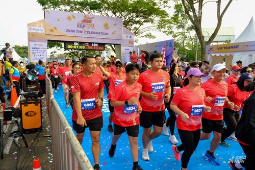 Race photo from CISANGKAN KBP CITY RUN 2025