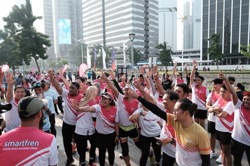 Race photo from Smartfren Run 2024 Vibes