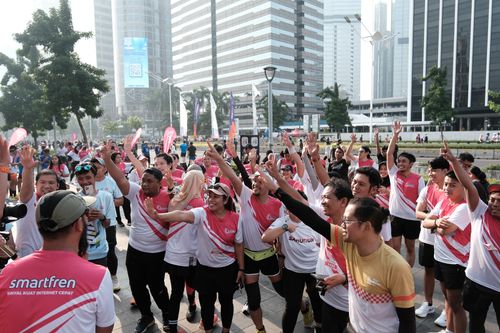 Race photo from Smartfren Run 2024 Vibes