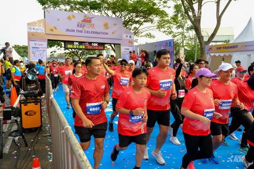 Race photo from CISANGKAN KBP CITY RUN 2025
