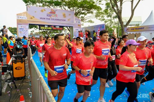 Race photo from CISANGKAN KBP CITY RUN 2025
