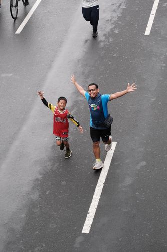 Race photo from Road to BAF Lions Run 2024