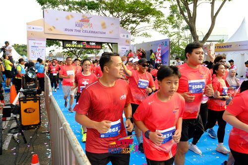 Race photo from CISANGKAN KBP CITY RUN 2025