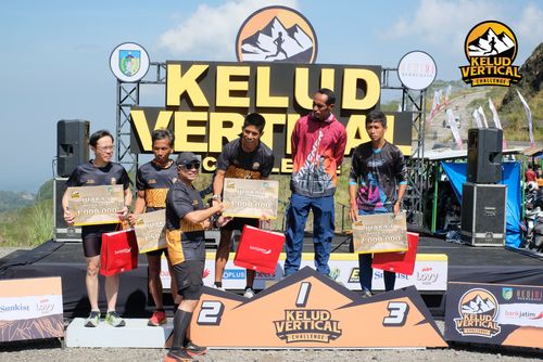 Race photo from Kelud Vertical Challenge 2024