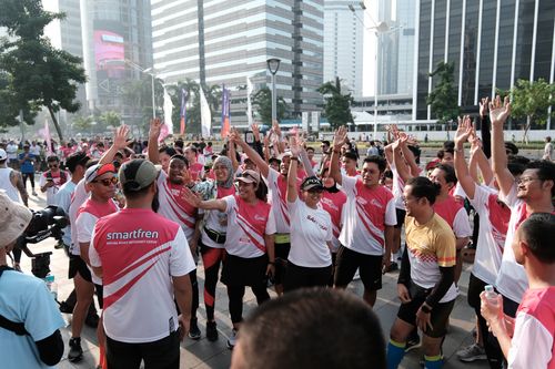 Race photo from Smartfren Run 2024 Vibes