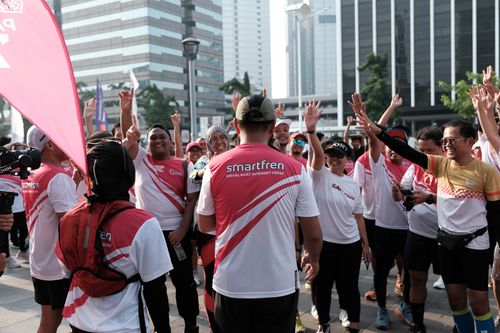 Race photo from Smartfren Run 2024 Vibes