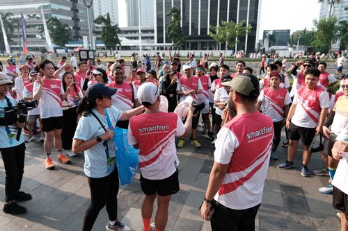 Race photo from Smartfren Run 2024 Vibes