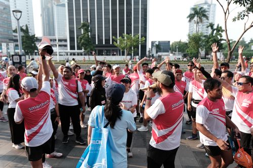 Race photo from Smartfren Run 2024 Vibes