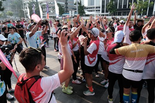 Race photo from Smartfren Run 2024 Vibes