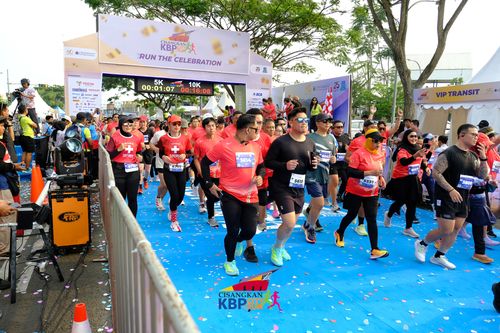 Race photo from CISANGKAN KBP CITY RUN 2025