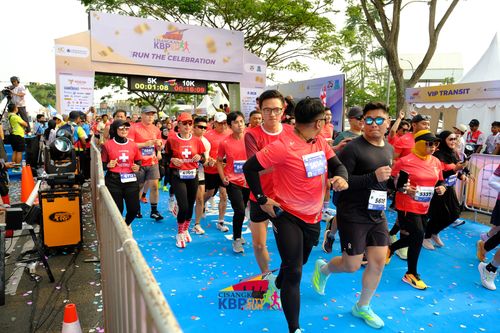 Race photo from CISANGKAN KBP CITY RUN 2025