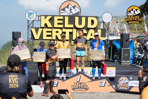 Race photo from Kelud Vertical Challenge 2024