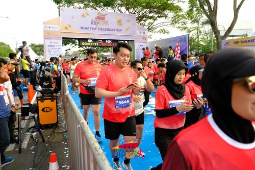 Race photo from CISANGKAN KBP CITY RUN 2025