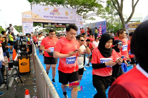 Race photo from CISANGKAN KBP CITY RUN 2025