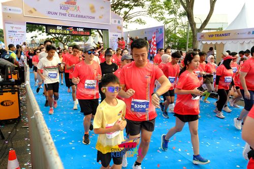 Race photo from CISANGKAN KBP CITY RUN 2025